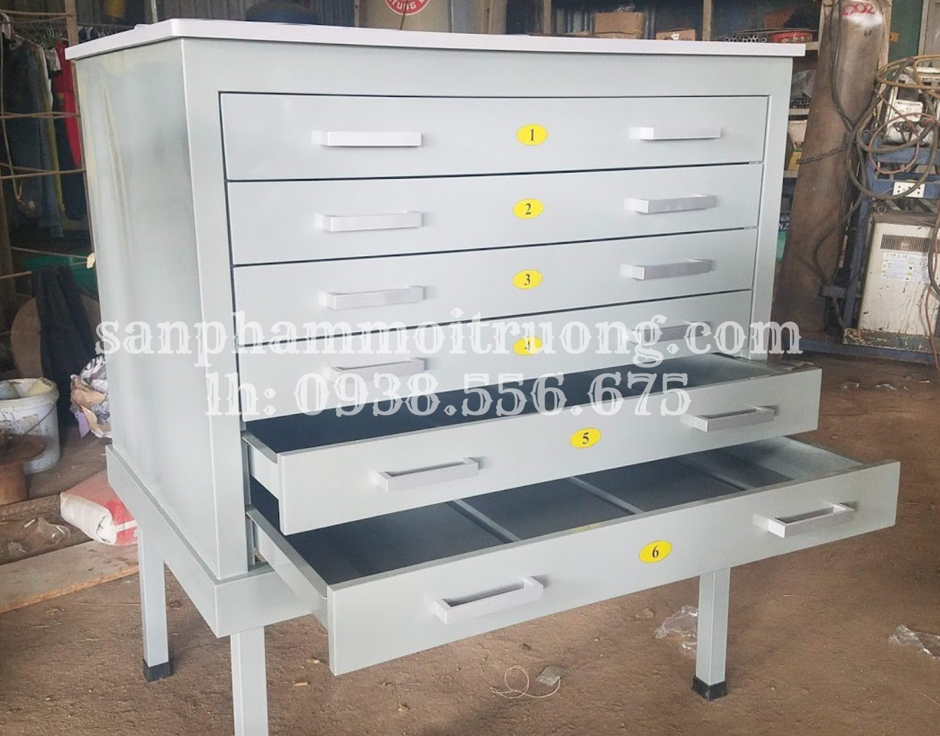 Tủ lưu bản vẽ A1-6 ngăn