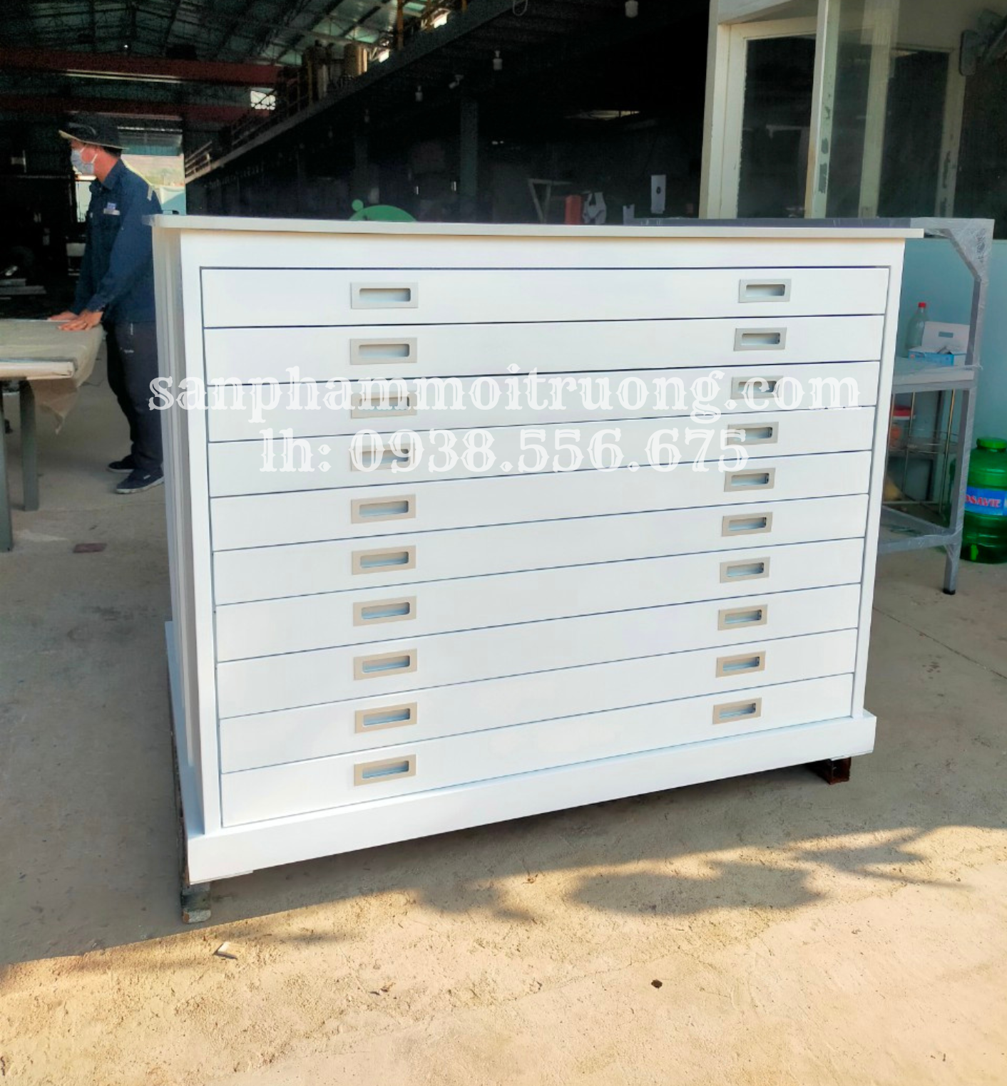 TỦ LƯU BẢN VẼ A0-10 NGĂN