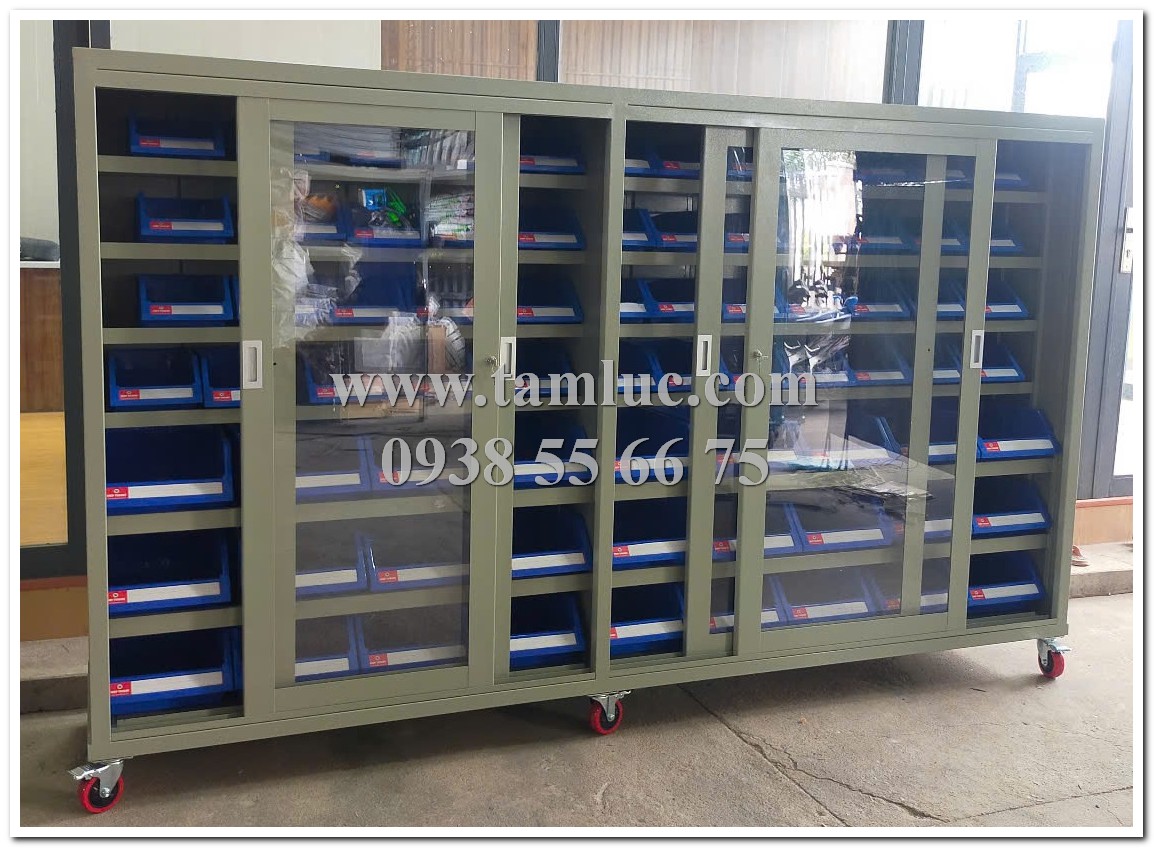 TỦ ĐỰNG LINH KIỆN CỬA TRƯỢT 