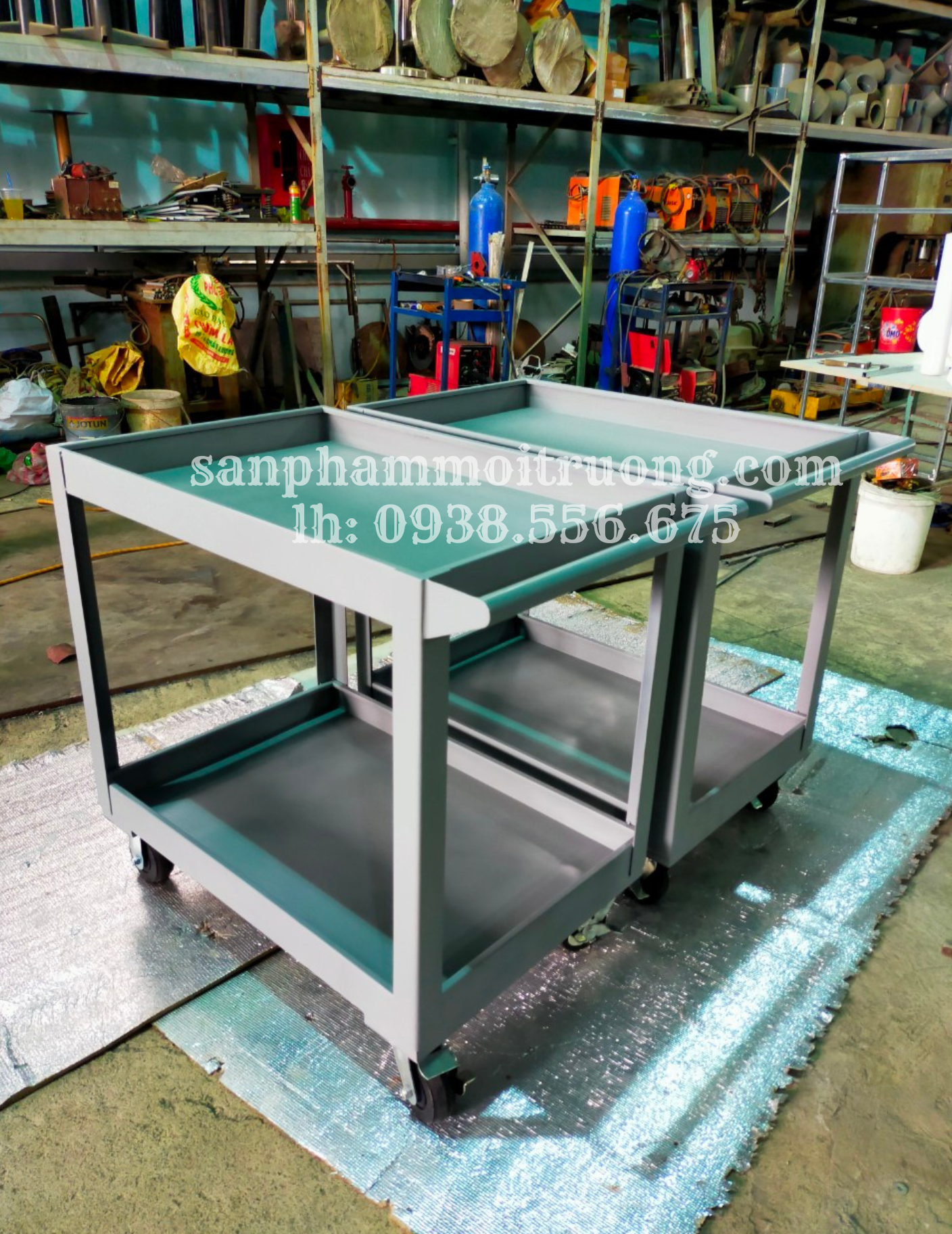 XE ĐẨY DỤNG CỤ 2 TẦNG XTL05