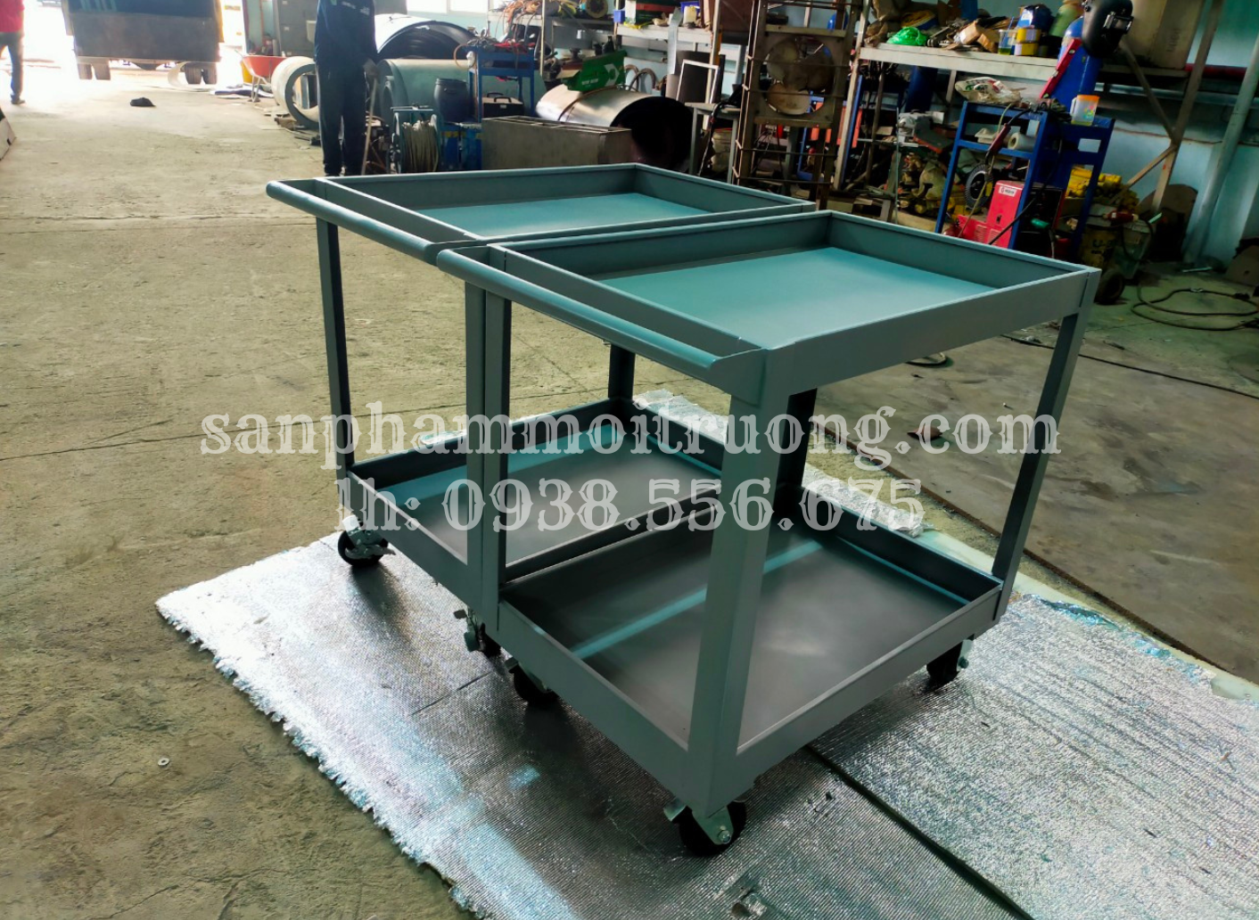 XE ĐẨY DỤNG CỤ 2 TẦNG XTL05