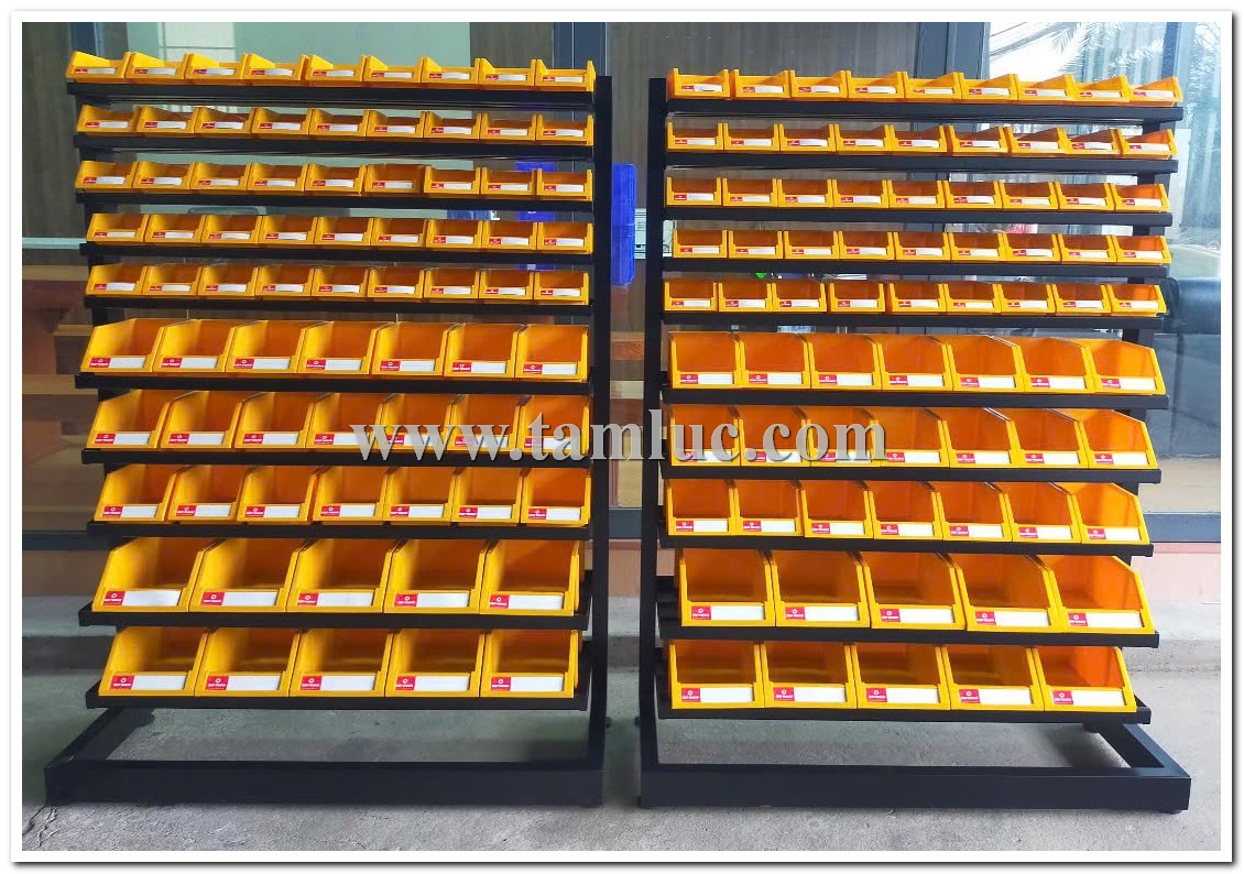 Kệ linh kiện, kệ vật tư 10 tầng