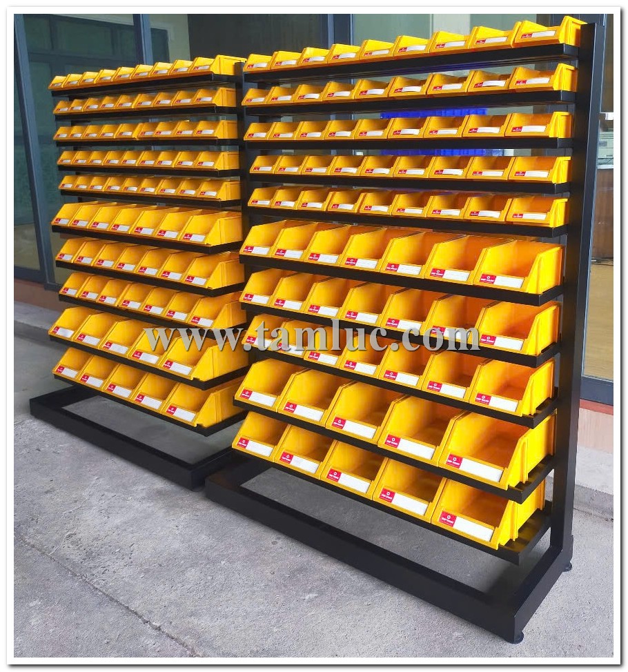 Kệ linh kiện, kệ vật tư 10 tầng
