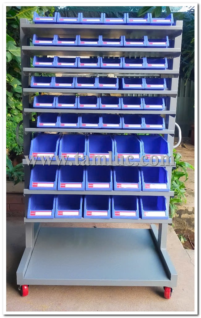 Kệ dụng cụ, kệ đựng linh kiện, kệ đựng vật tư, kệ sắt, kệ đồ dùng