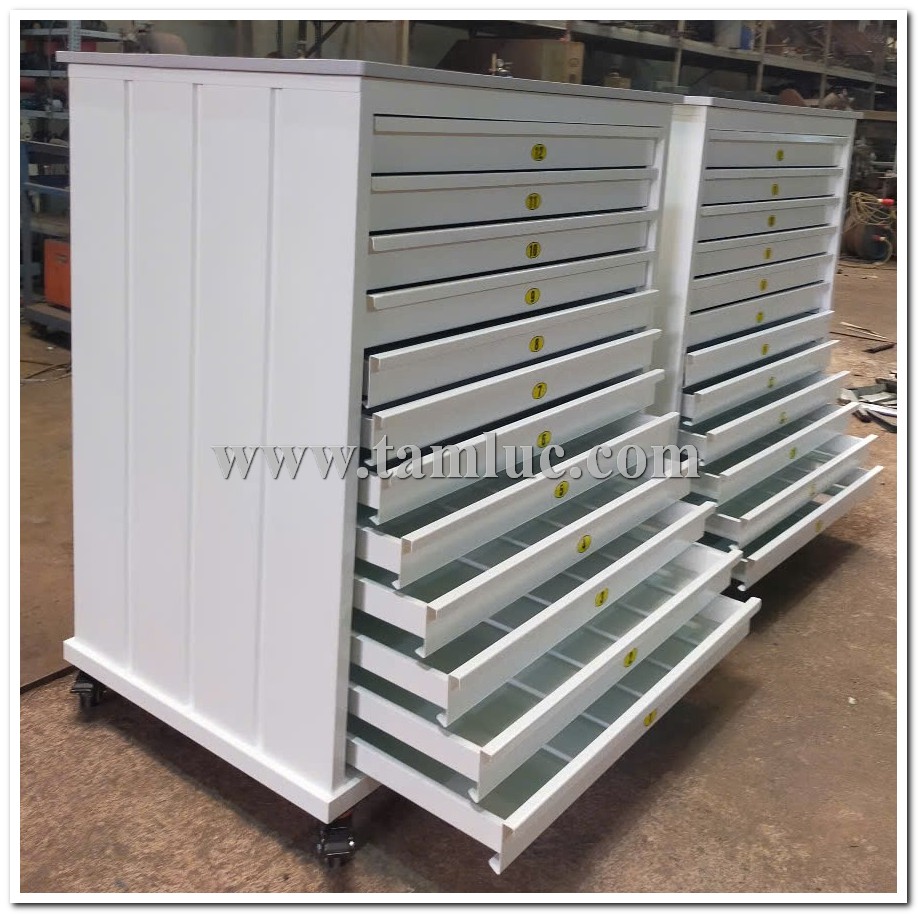 Tủ lưu bản vẽ A1 - 12 ngăn