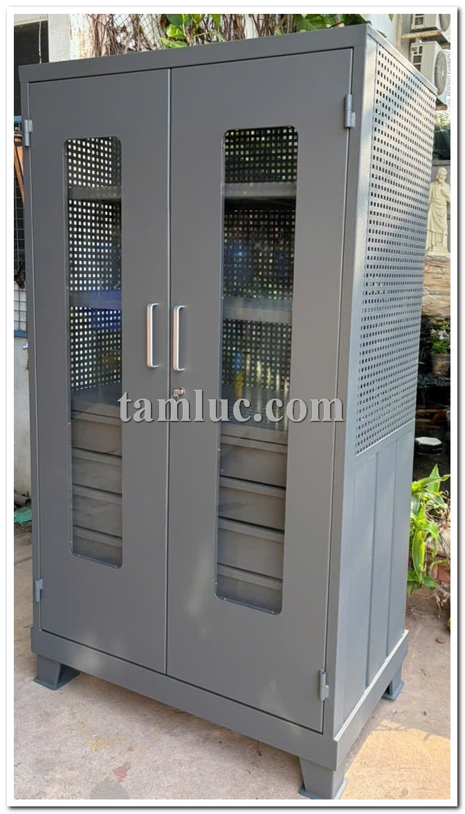 Tủ dụng cụ cửa kính, 5 ngăn kéo